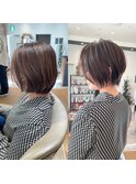30代40代50代白髪染め銀座絶壁解消小顔くびれショートヘア伊