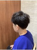 ツーブロックショート