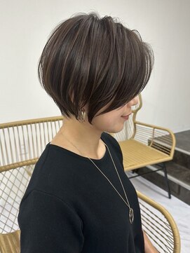 ゴカン バイ ジル ブラン 名古屋(Gokan by JIL BLAN) ハイライトバレイヤージュダブルカラーショートカット30代40代