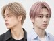 リムレスバイサンク 万代 新潟駅(LIMLESS by cinq)の写真/《*メンズブリーチカラー*》センターパートやシースルーマッシュに合わせたヘアカラーで一気に*垢抜け*