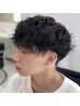 メンズカット+ツイストパーマ 12100円