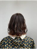 ボブ×インナーカラー