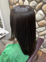 アズーア ヘアーアンドスパ(azure hair&spa)&nbsp;髪質改善カラーで透明感オリーブ