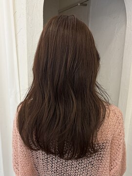 ヘアーアイスカルテット(HAIR ICI QUARTET) ミルクブラウン ロング/夏カラー/レイヤー/韓国風