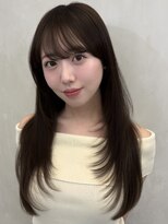 メラ 原宿(MELA) レイヤーカット透明感カラー黒髪暗髪
