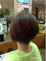 美容室リア スマイル 大和西大寺(Rea Smile)&nbsp;前下がりボブ