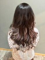 ヘアーサロン アトリエ(Hair salon ATORIE)&nbsp;巻いても可愛い♪オシャレなグラデーションカラー♪