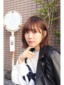 ブリス(VLISS) フリンジバングショート_ミニマムボブジグザグバング3Dカラー