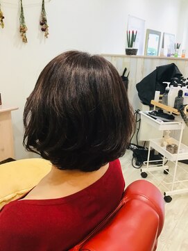 ヘアーメイク プラス(Hair Make Pluss) ゆるパーマボブ