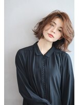 エヌ(N) ワンレングスボブ×波ウェーブ