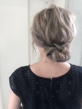 ヘアーデザイン シュシュ(hair design Chou Chou by Yone) ☆chouchou☆ギブソンタックアレンジ
