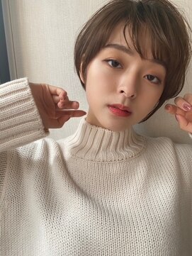 アリエッタ ギンザツー(ARIETTA GINZA2) 小顔に見える◎好印象オリーブベージュ×韓国マッシュ/ショート