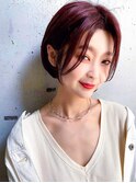 ショートボブ☆ボブ☆ハイライトカラー☆ピンクカラー
