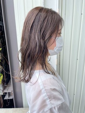 バルス(BLS) ブリーチなしグレージュカラー【藤枝/髪質改善/デザインカラー】