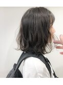 ☆コテ風デジタルパーマボブミルクティーグレージュ☆