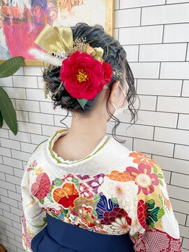 リール(THE RIRE.) *THE RIRE. 袴ヘア×編み込みアレンジ*