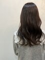 モジャ(MOJA) カット+カラー　　赤みを抑えたカラーになります。