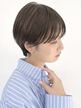 スー 渋谷(suu) 大人かわいい丸みショートマッシュハショートくびれショートボブ