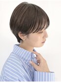 大人かわいい丸みショートマッシュハショートくびれショートボブ