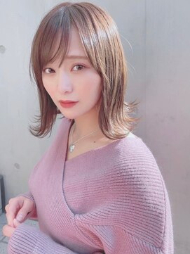 アンブルリュクス 中野(amble luxe) レディースカット/外はね/ミディアム/中野