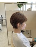大人ショート☆耳掛けハンサムショート☆透明感