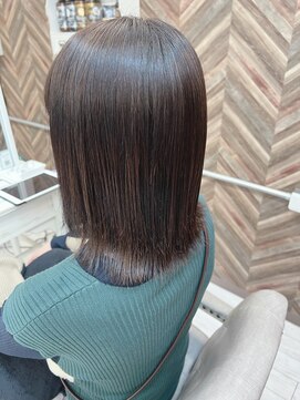 ヘアメイクゼロ 坂戸駅前店(hairmake zero) カット+縮毛矯正+ケラスターゼカクテルトリートメント♪