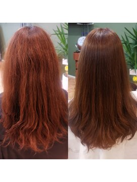 ピンプニー(Pimpny) ☆癖を活かしたストレートでデジタルパーマ風にアレンジ☆