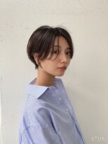 ラヴィズム 名駅店(LUVISM) ショートカット丸みショート耳掛けハンサムショート10代20代30代