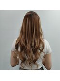 #プルエクステ#エクステ#八王子#ハイライト#巻き髪