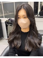 ロンドアヴァントゥス 池袋(Lond aventus)&nbsp;韓国レイヤー/韓国風/ボブ/髪質改善/黒髪/ブリーチなし〔池袋〕