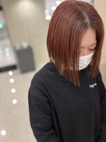 クララ ヒロシマ(CLALA Hiroshima) 切りっぱなしミニボブ ピンクベージュ 春カラー