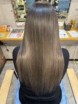 ルーナヘアー(LUNA hair)&nbsp;『京都 山科 ルーナ』バレイヤージュ グレージュ　草木真一郎