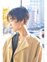 スパイス SPYS&nbsp;20代30代40代ハンサムショート・黒髪ニュアンスパーマスタイル