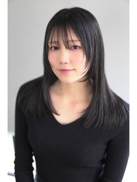 フィーカ(fiica) フェイスレイヤー ナチュラルストレート 髪質改善