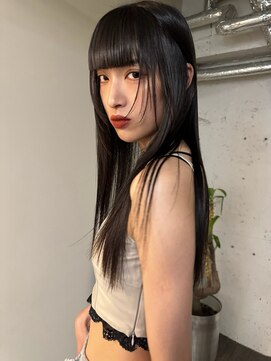 ノラ シブヤ(NORA) ロングレイヤー/ロングウルフ/レイヤーカット/ストレートパーマ