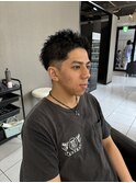 スパイキーショート ザクザクショート 海老名メンズ 眉毛