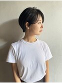 前髪長めマッシュショート