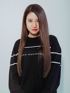 ココカラーアンドカット マルナカ福富店(CoCo Color&Cut) ツヤツヤダークカラー×ロング☆20代30代40代50代