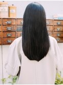 大人可愛い暗髪スタイル【髪質改善/ヘッドスパ/いわき】