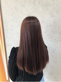 アノ(ano)の写真/【ちゅるんとツヤ髪☆】厳選トリートメントで髪の内側から補修し、毛先まで潤いたっぷりのツヤツヤヘアに☆