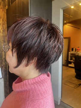 コレットヘア(Colette hair) 白髪ぼかしハイライト／ショートヘア／ミセスショート