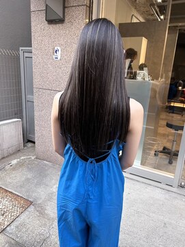 キング(K!ng) 縮毛矯正髪質改善ハイライトレイヤーカット枚方美容室エクステ