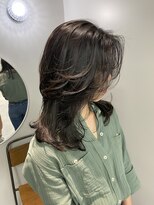 ヴェルダ 池袋店(verda)&nbsp;グレージュカラー/レイヤースタイル/池袋/ブリーチなし