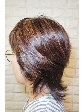 松本平太郎美容室 吉祥寺パートファイブ(PART5) ウルフ×イノアカラー×ハイライト