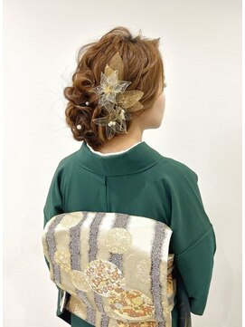 ベルグロー 北新地上通り店(BELLEGROW) 着物に合うアップスタイル