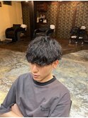 沖縄メンズ波巻きパーマ