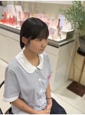 毎日扱いやすい♪大人可愛いナチュラルストレートボブ