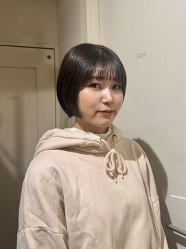 【zest中野/セイラ】丸みショートボブ