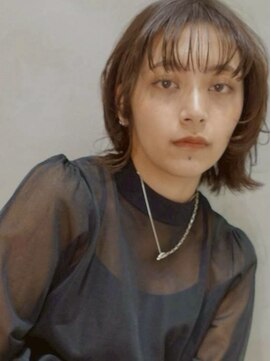 オレロ 国立(olelo) 大人ガーリー/似合わせカット/リバースセンターパート/国立