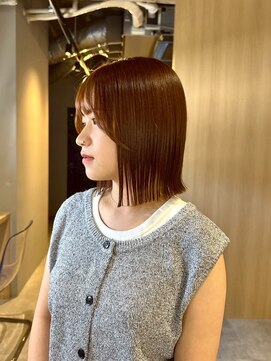 ジュベ(juve.) 大分ミディアムボブ顔まわりレイヤーカット髪質改善カラー